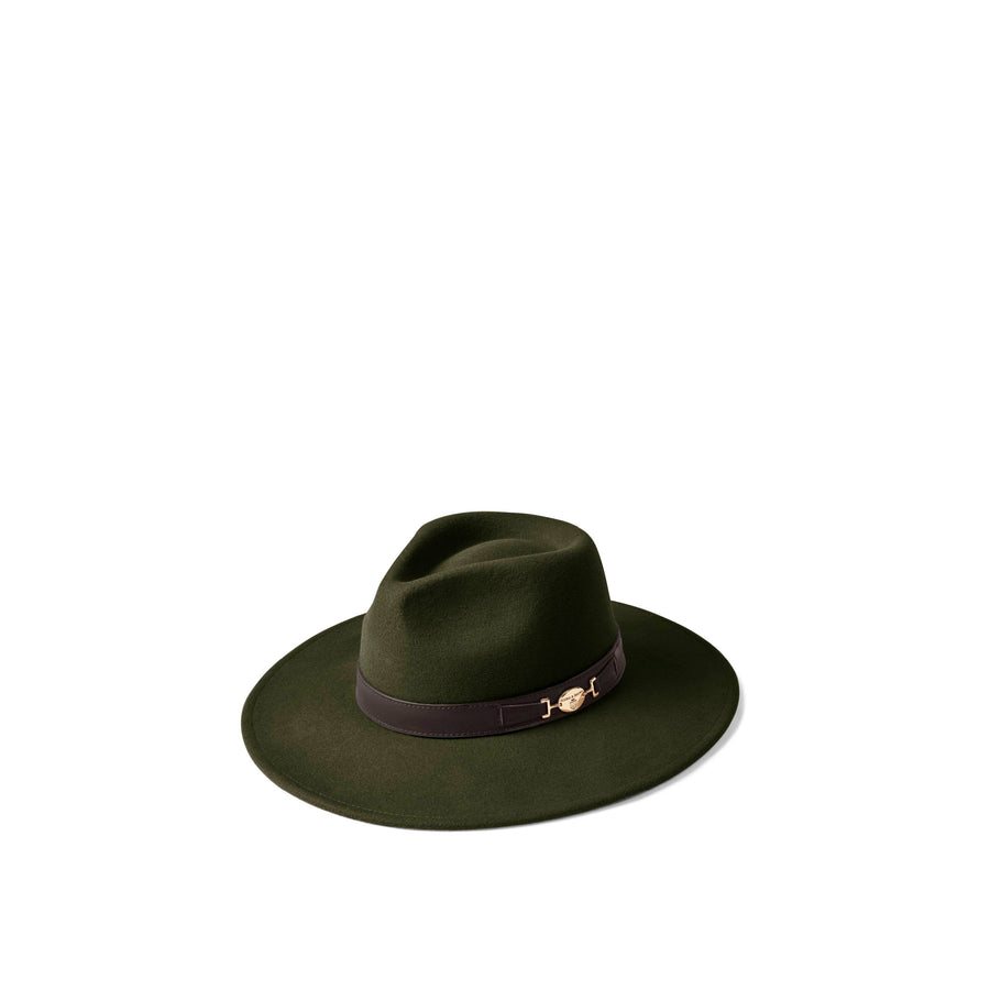 Halesworth - Hicks & Brown Halesworth - Wool Fedora Olive Green