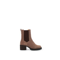 Heeled Boudica - Deep Taupe Suede (Stockist Exclusive)