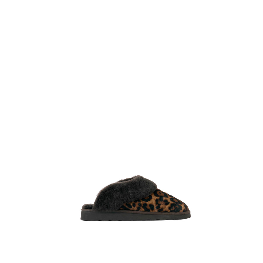 Glencoe - Glencoe Slipper - Leopard Haircalf