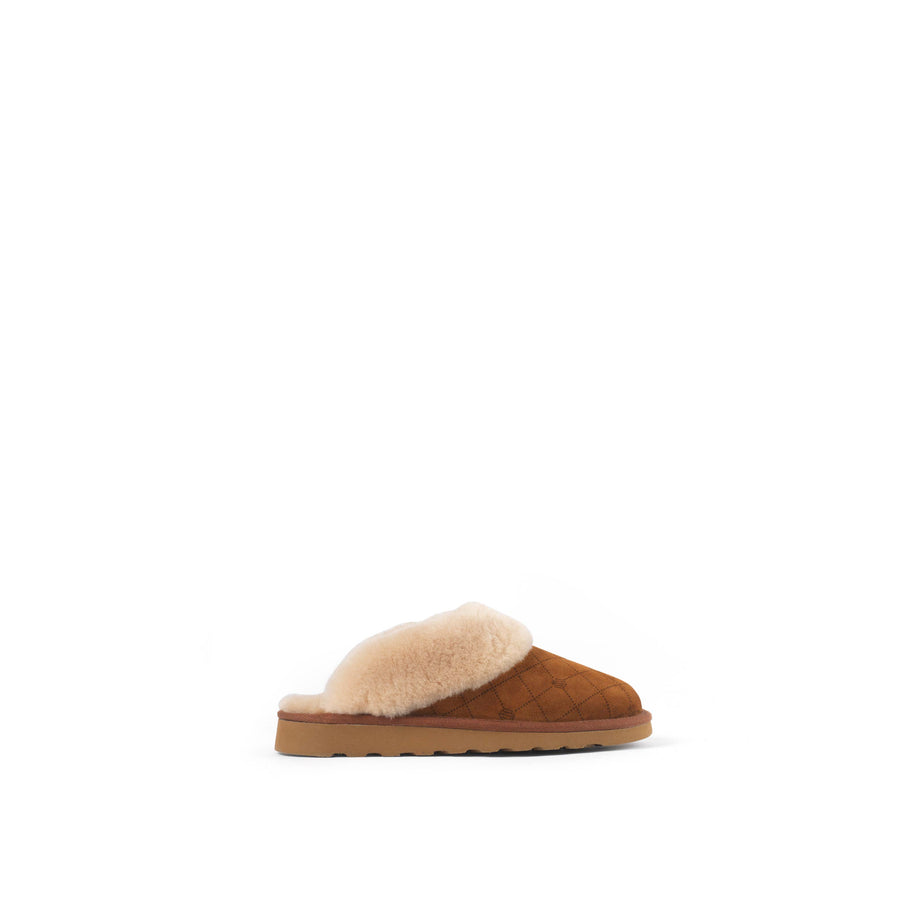Glencoe - Glencoe Slipper - Tan Suede