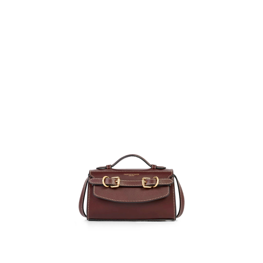 Town & Country - Mini Clutch Bag - Burgundy Smooth Leather - Bags