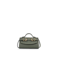 Town & Country Collection - Mini Clutch Bag - Evergreen Leather
