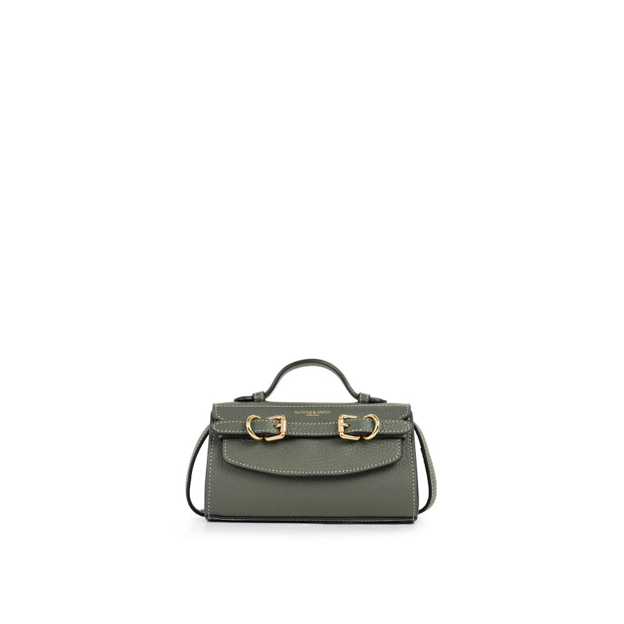 Town and Country Collection - Town & Country Collection - Mini Clutch Bag - Evergreen Leather