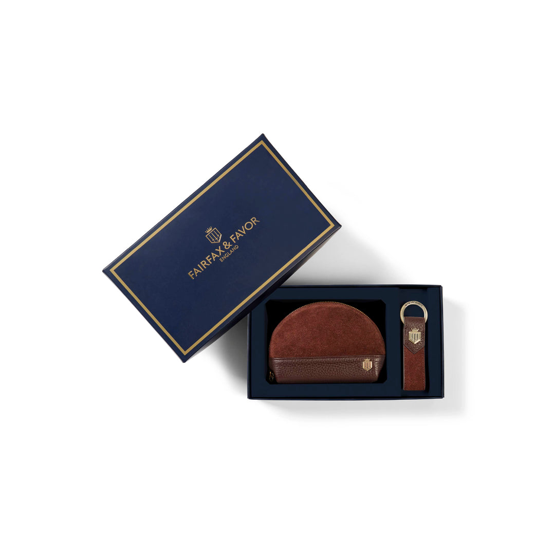 Chiltern and Key Ring Set - Port Suede - Accessories
