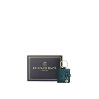 Photo Holder Key Ring Teal Leather - Other