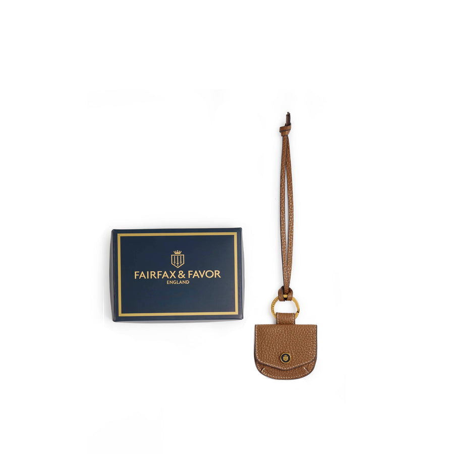 Bag Charm - Purse Bag Charm - Tan Leather