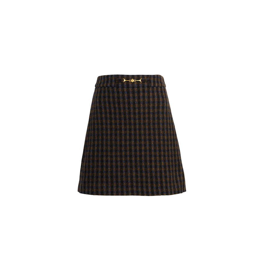 Eden - Eden Skirt - Copper Check