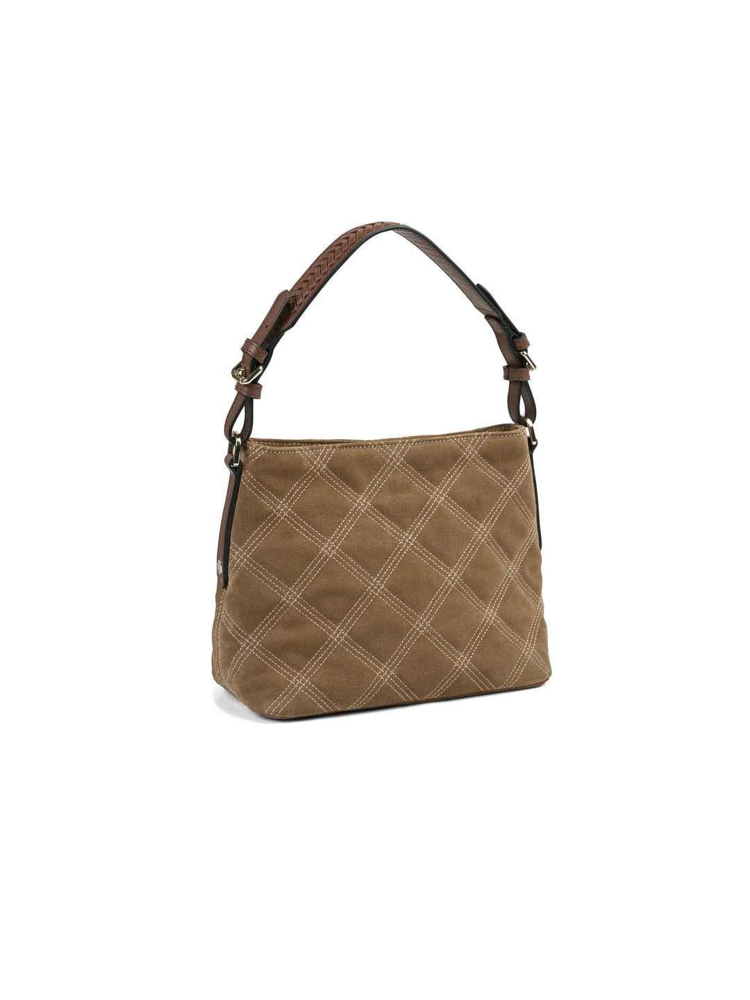 Mini Tetbury - Quilted Tan Suede - Bags