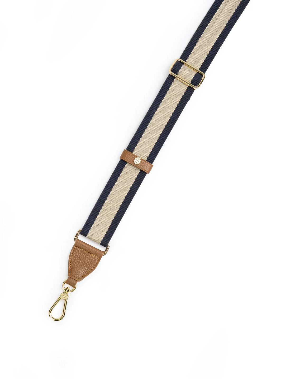 Signature Webbing Strap - Navy/Cream - Other
