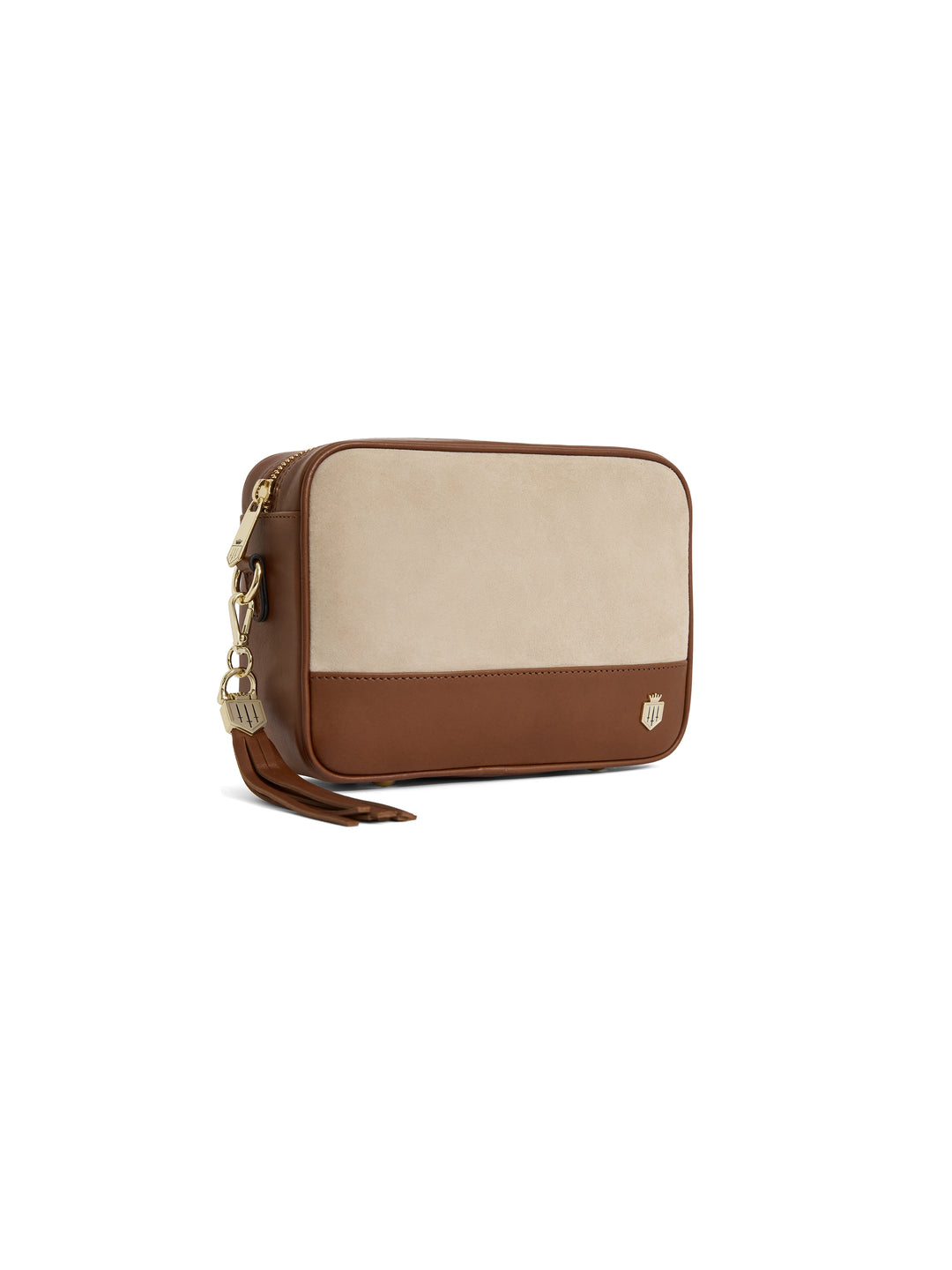 Finsbury Cross Body Bag - Tan & Stone Leather - Bags