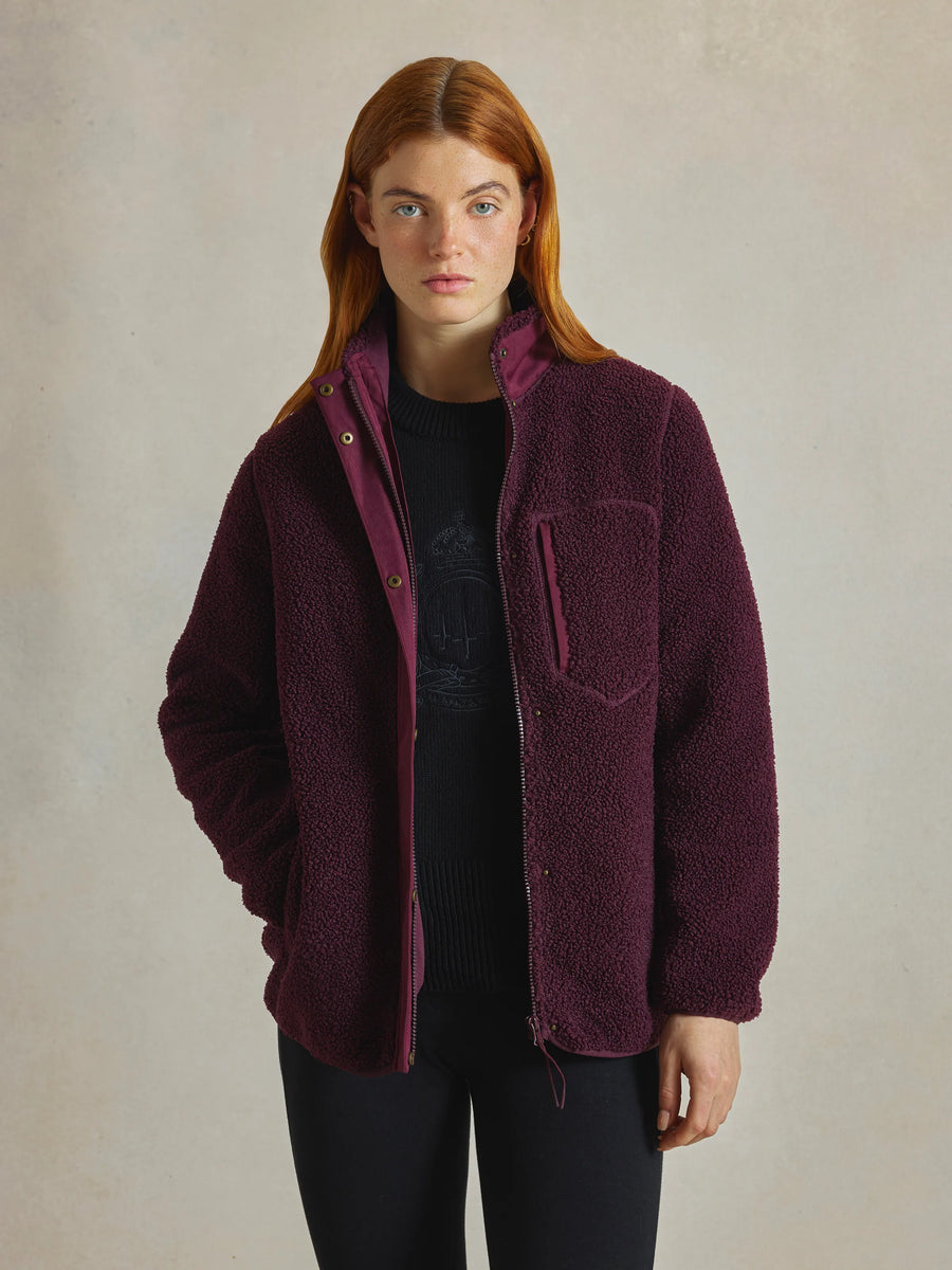 Agnes - Women's Fleece Jacket - Port