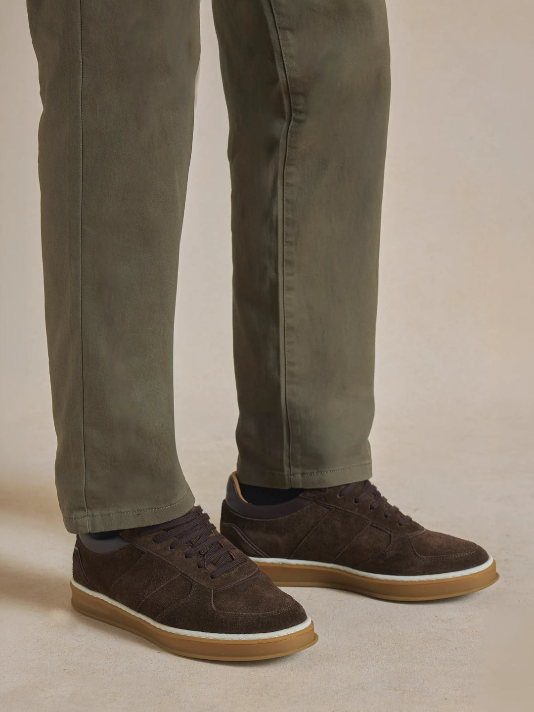 Bourton Trainer - Chocolate Suede - Trainers