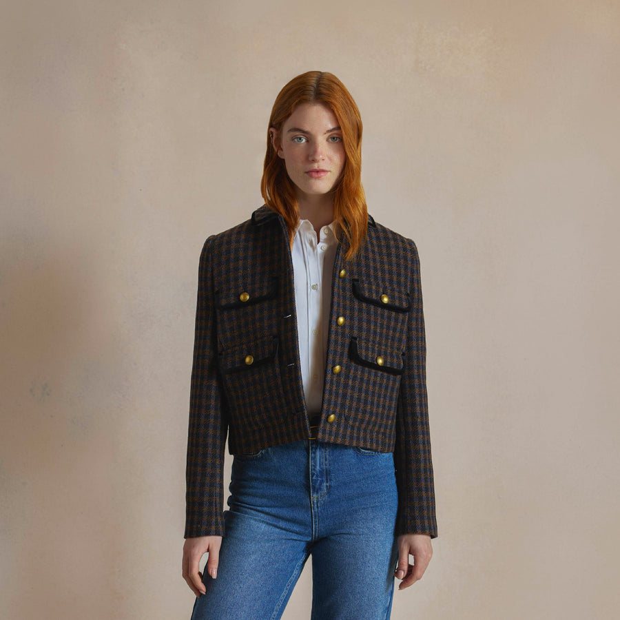 Eden - Eden Jacket - Copper Check