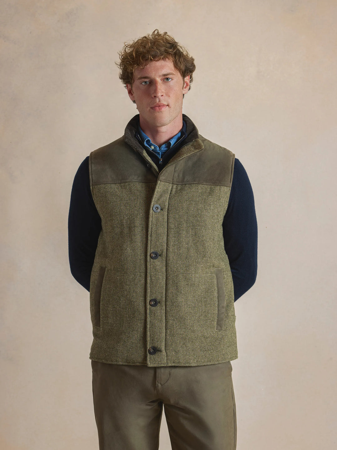 Flynn Gilet - Khaki - Jackets