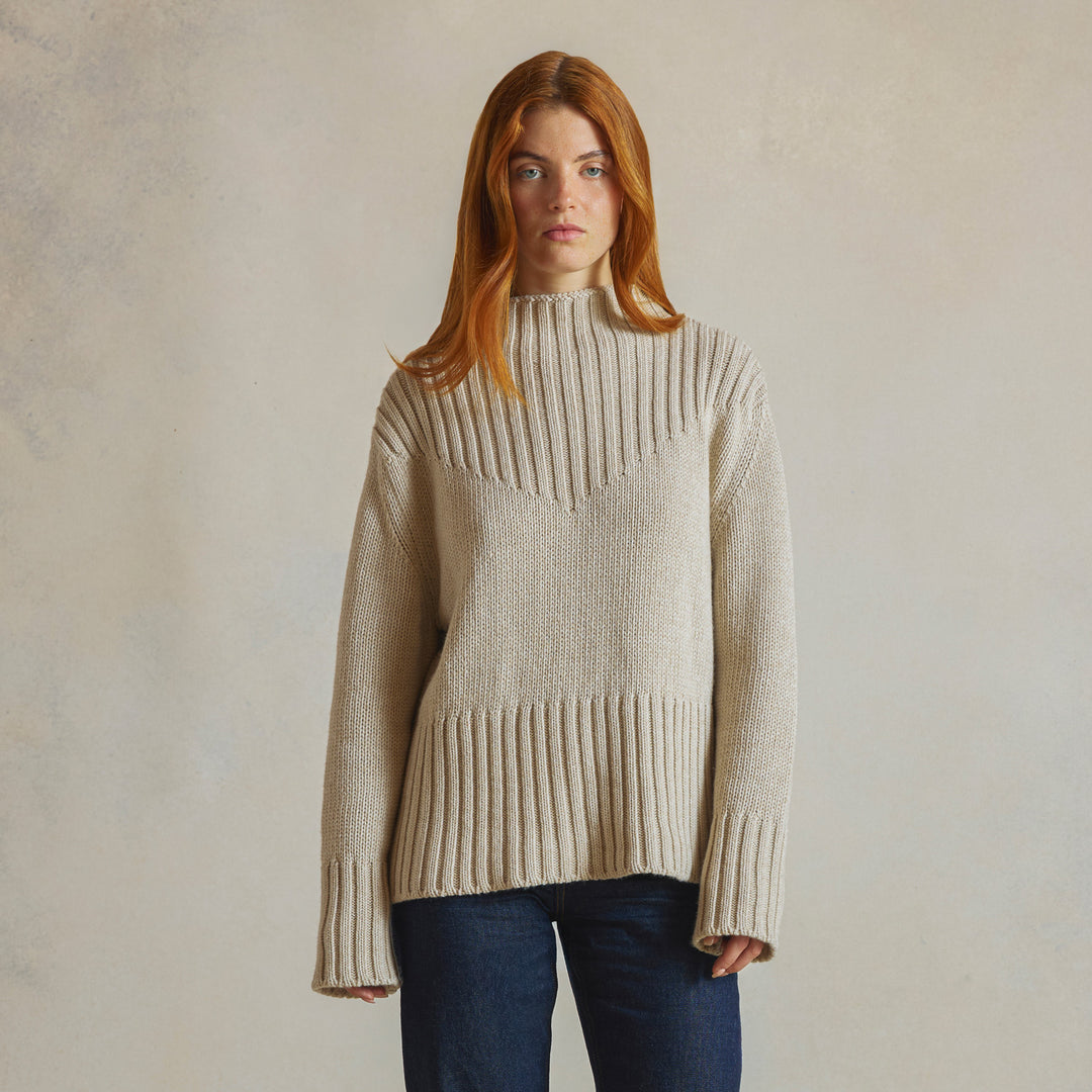 Hattie Jumper - Oatmeal - Knitwear