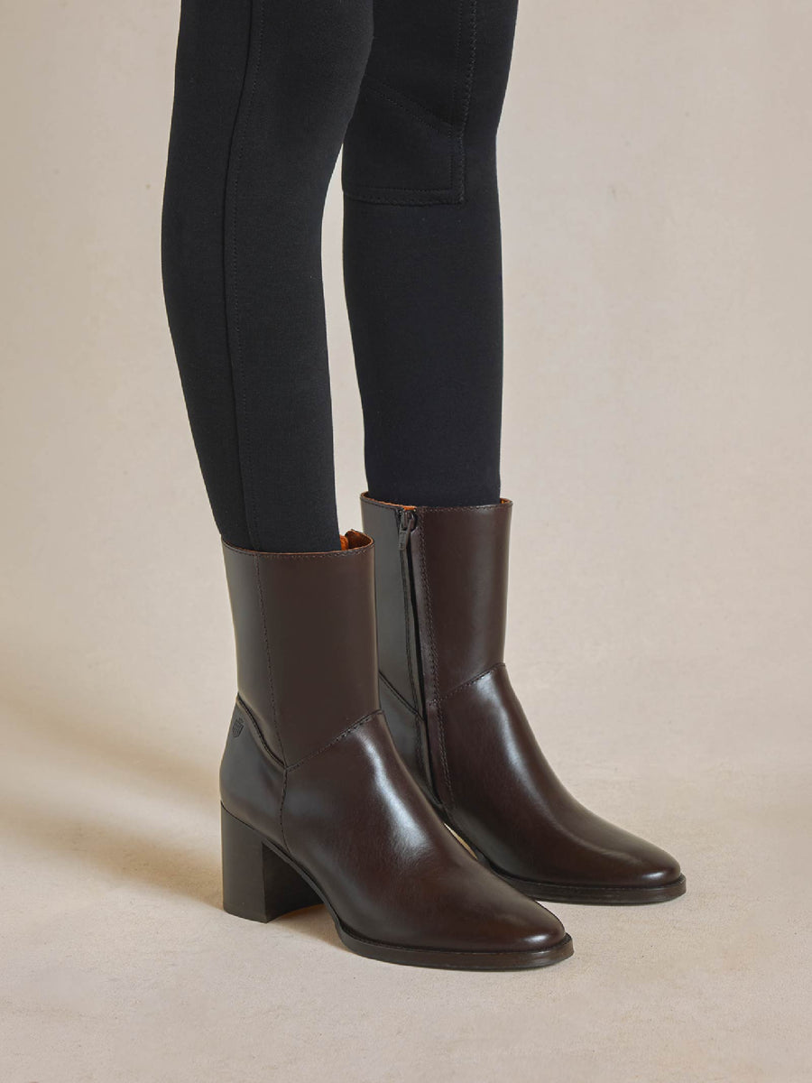 Isleworth - Womens Isleworth Ankle Boot Mahogany Leather