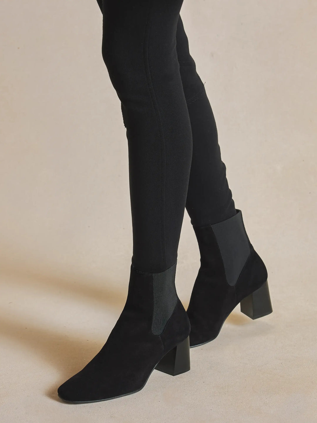 Milford Ankle Boot - Black Suede - Ankle Boots