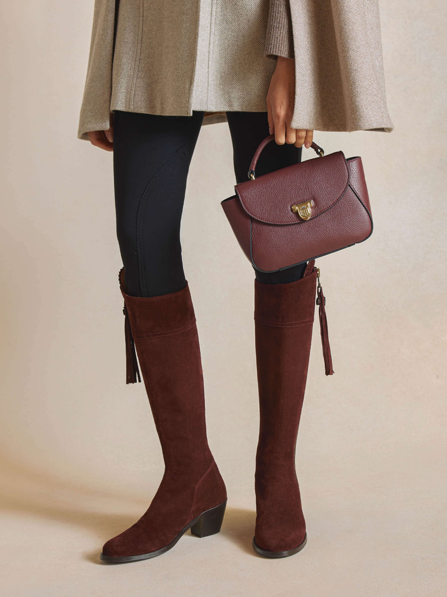 Blenheim - Women's Mini Handbag - Port Leather