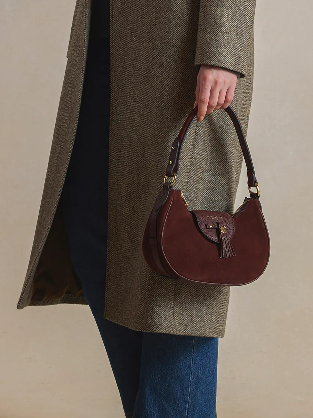 Windsor Shoulder Bag - Port Suede (Store Exclusive) - Bags