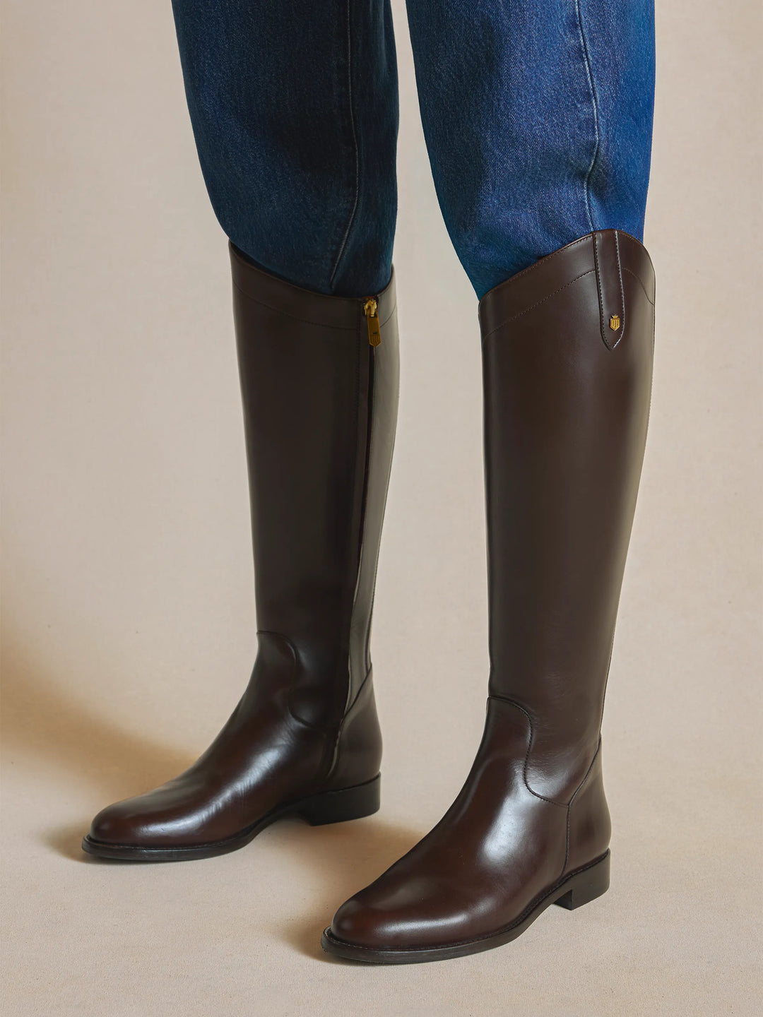 Fairford - Mahogany Leather - Tall Boots