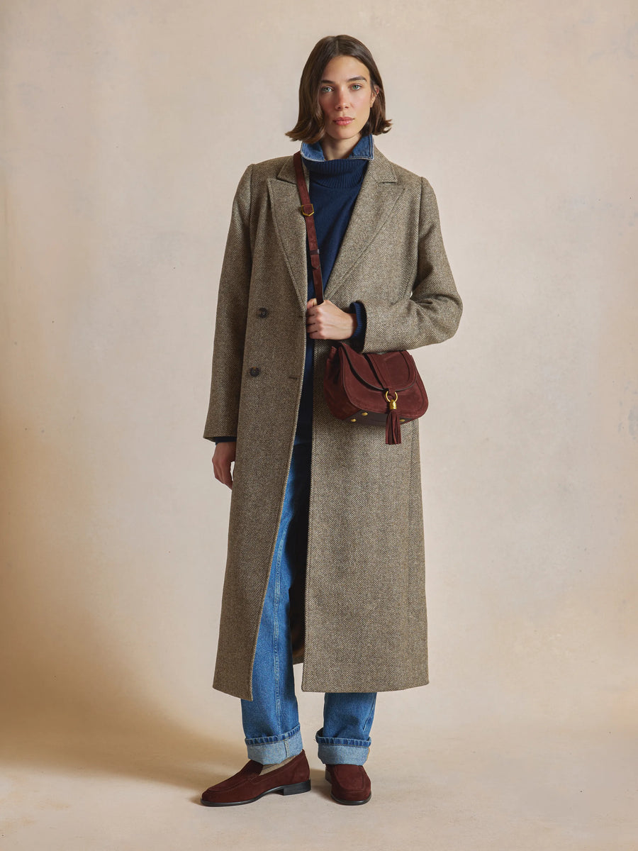 The Langham - Langham Messenger Bag - Port Suede