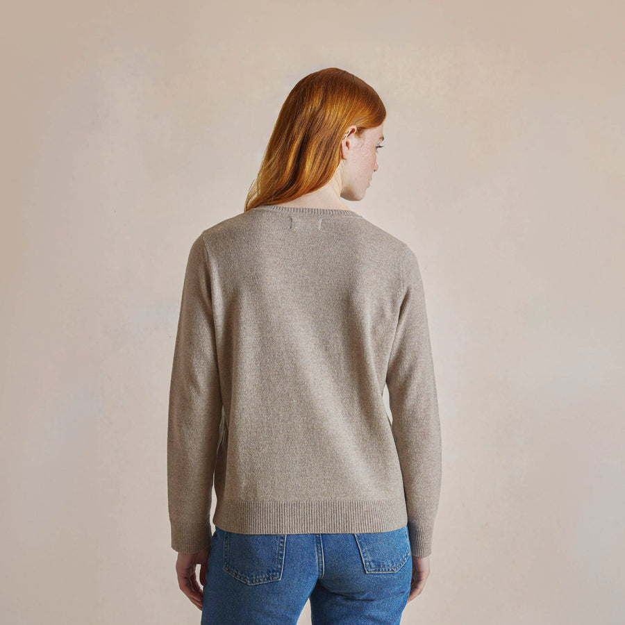 Annie - Women's Jumper - Mushroom