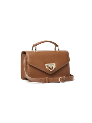 The Loxley Mini Cross Body Bag - Pebbled Tan Leather
