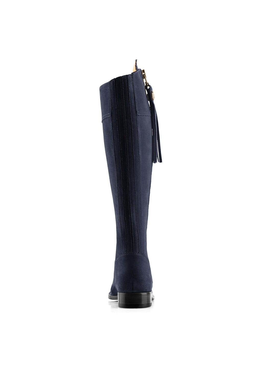 Regina (Regular Fit) - Navy Blue Suede - Tall Boots