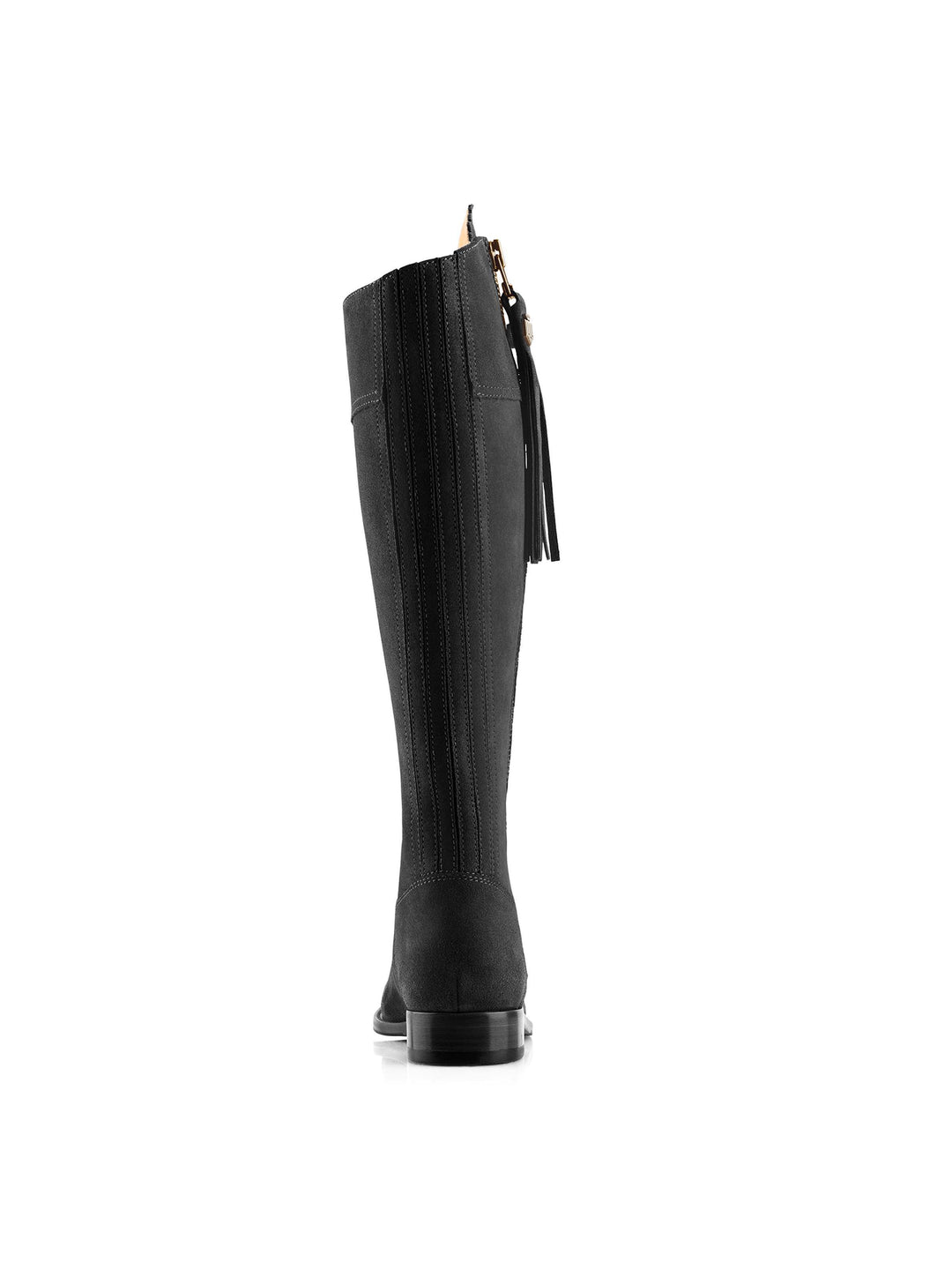 Regina (Regular Fit) - Black Suede - Tall Boots