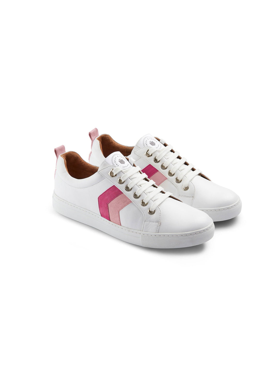 Alexandra - White - Breast Cancer Now Pink - Trainers