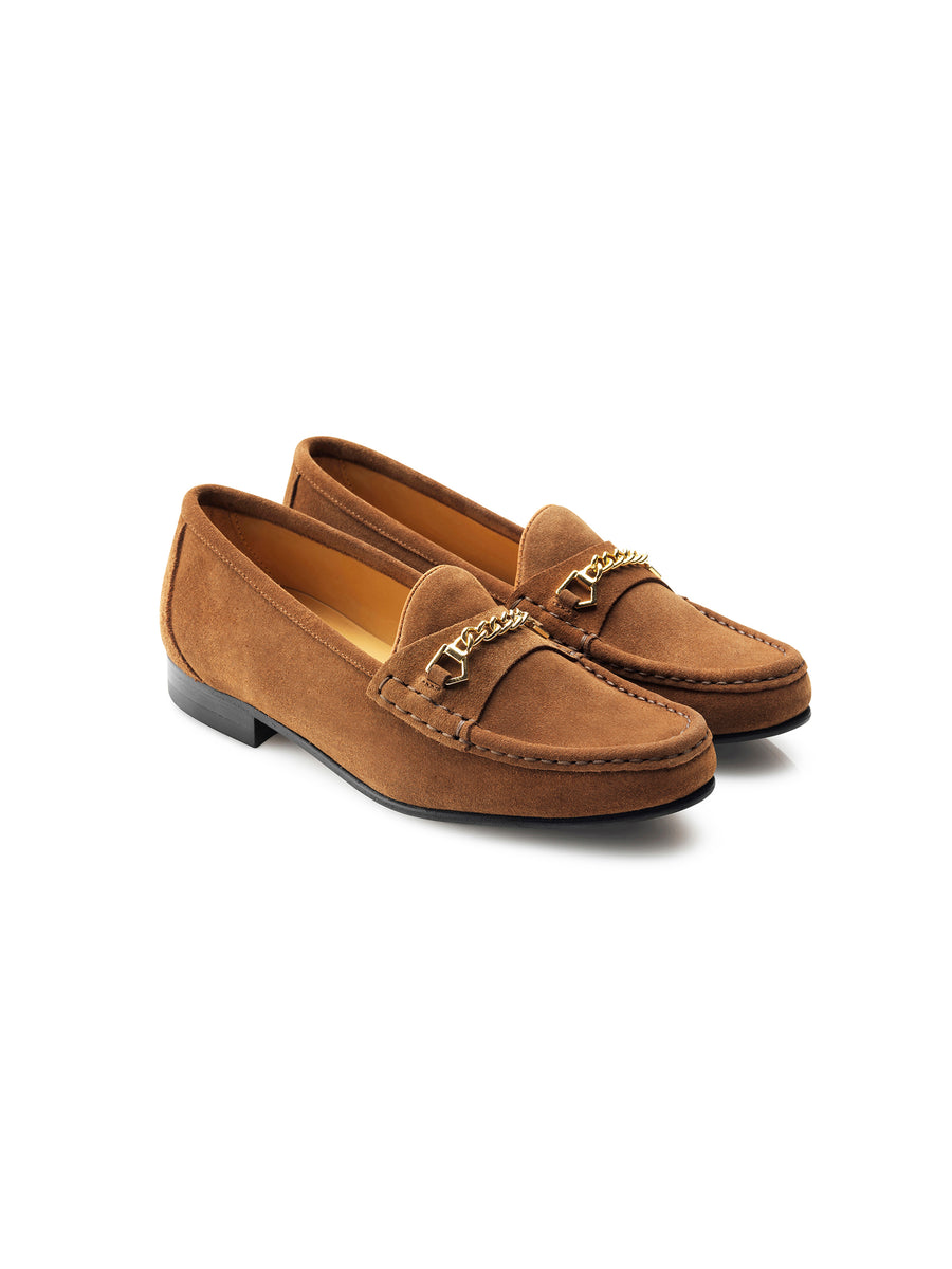 The Apsley - Women's Loafers - Tan Suede