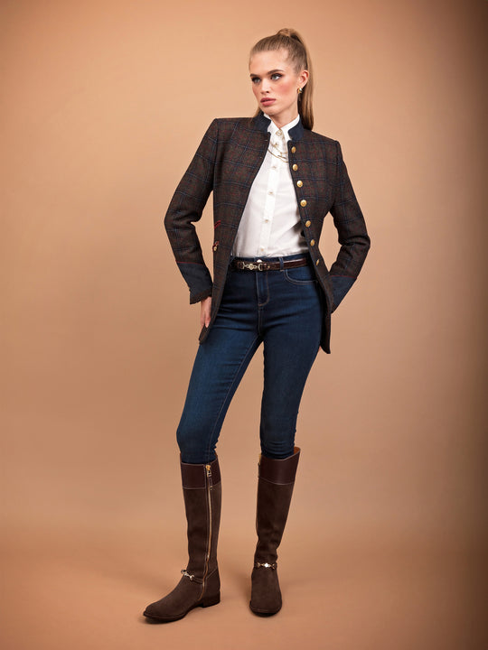 Octavia - Women's Tall Boots - Chocolate Suede | Fairfax & Favor Octavia - Women's Tall Boots - Chocolate Suede | Fairfax & Favor