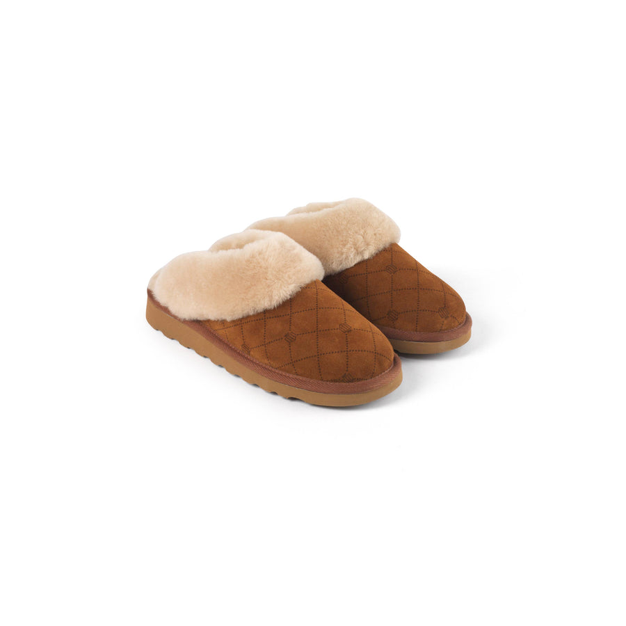 Glencoe - Glencoe Slipper - Tan Suede