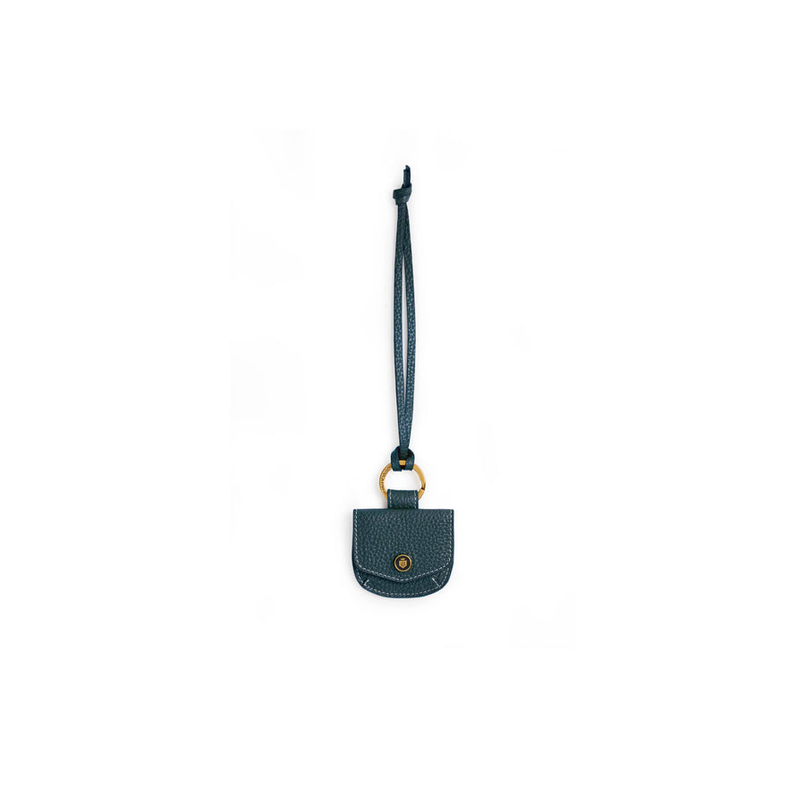 Bag Charm - Purse Bag Charm - Teal Leather