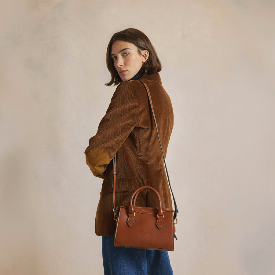 Kew - Mini Kew - Tan Leather