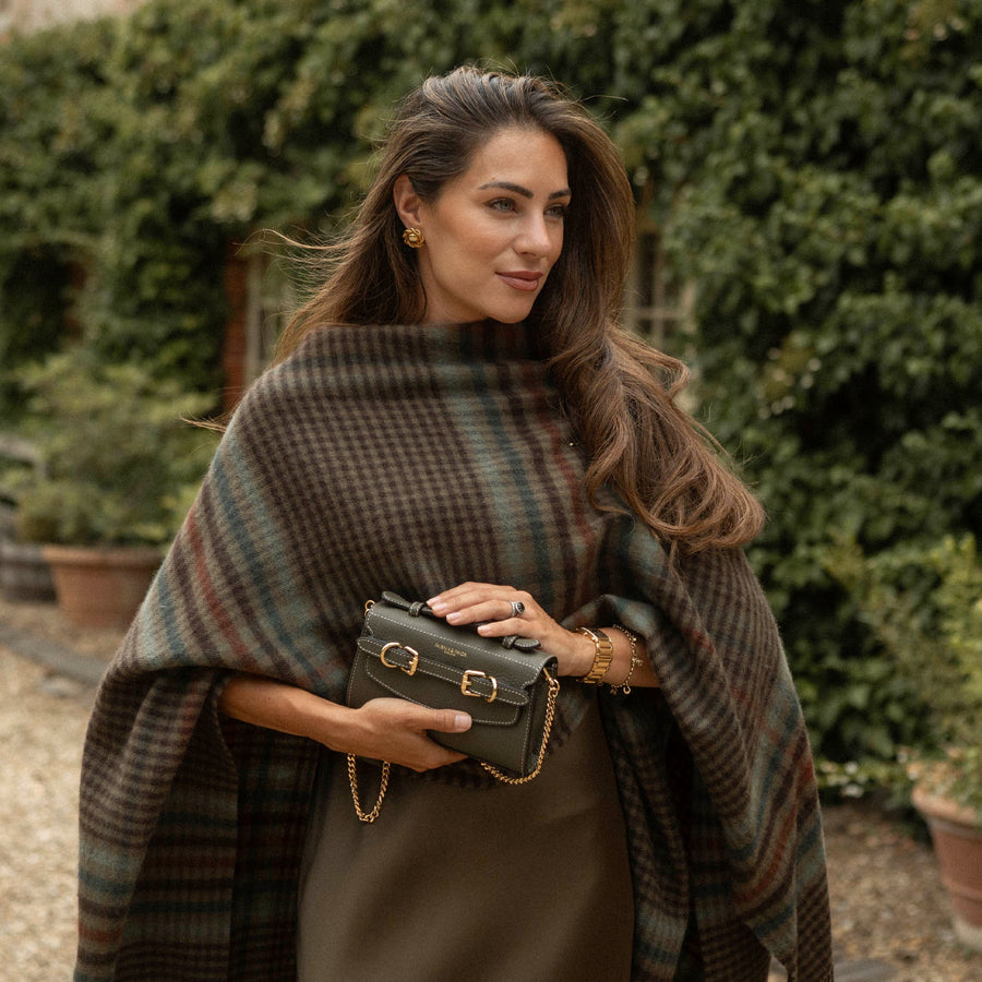 Town and Country Collection - Town & Country Collection - Mini Clutch Bag - Evergreen Leather