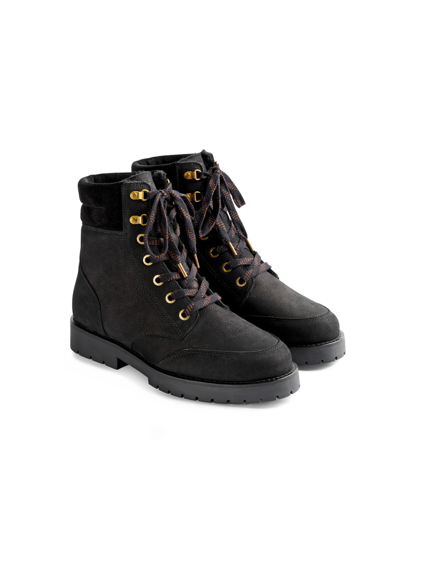 Galway - Black Nubuck - Ankle Boots