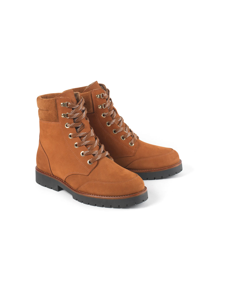 Galway - Cognac Nubuck - Ankle Boots