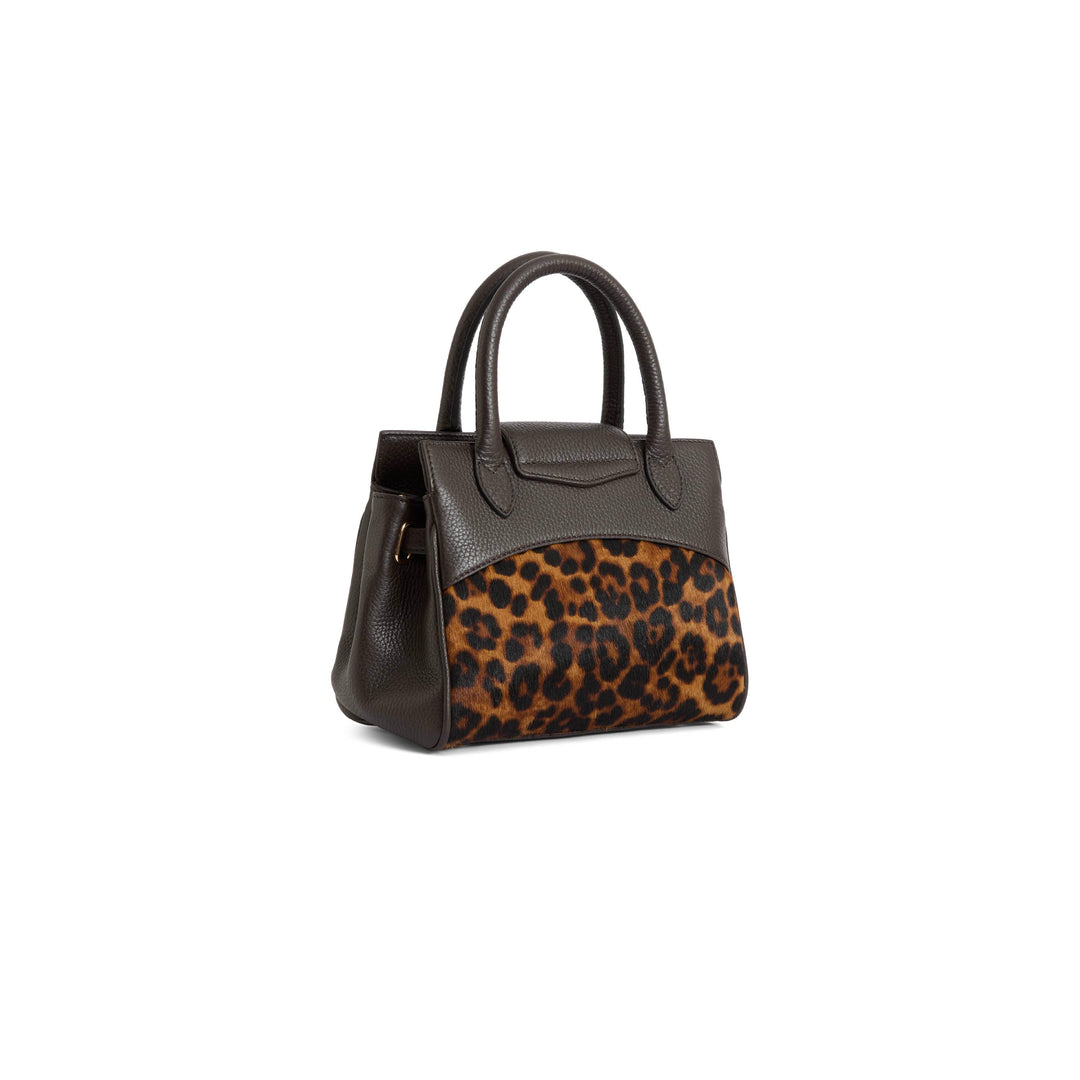 Mini Windsor Handbag - Leopard Haircalf - Bags