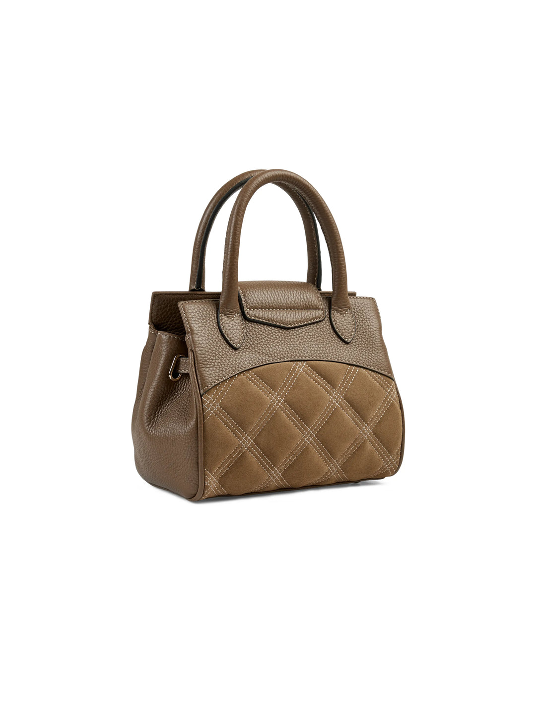 Mini Windsor - Quilted Tan Suede - Bags