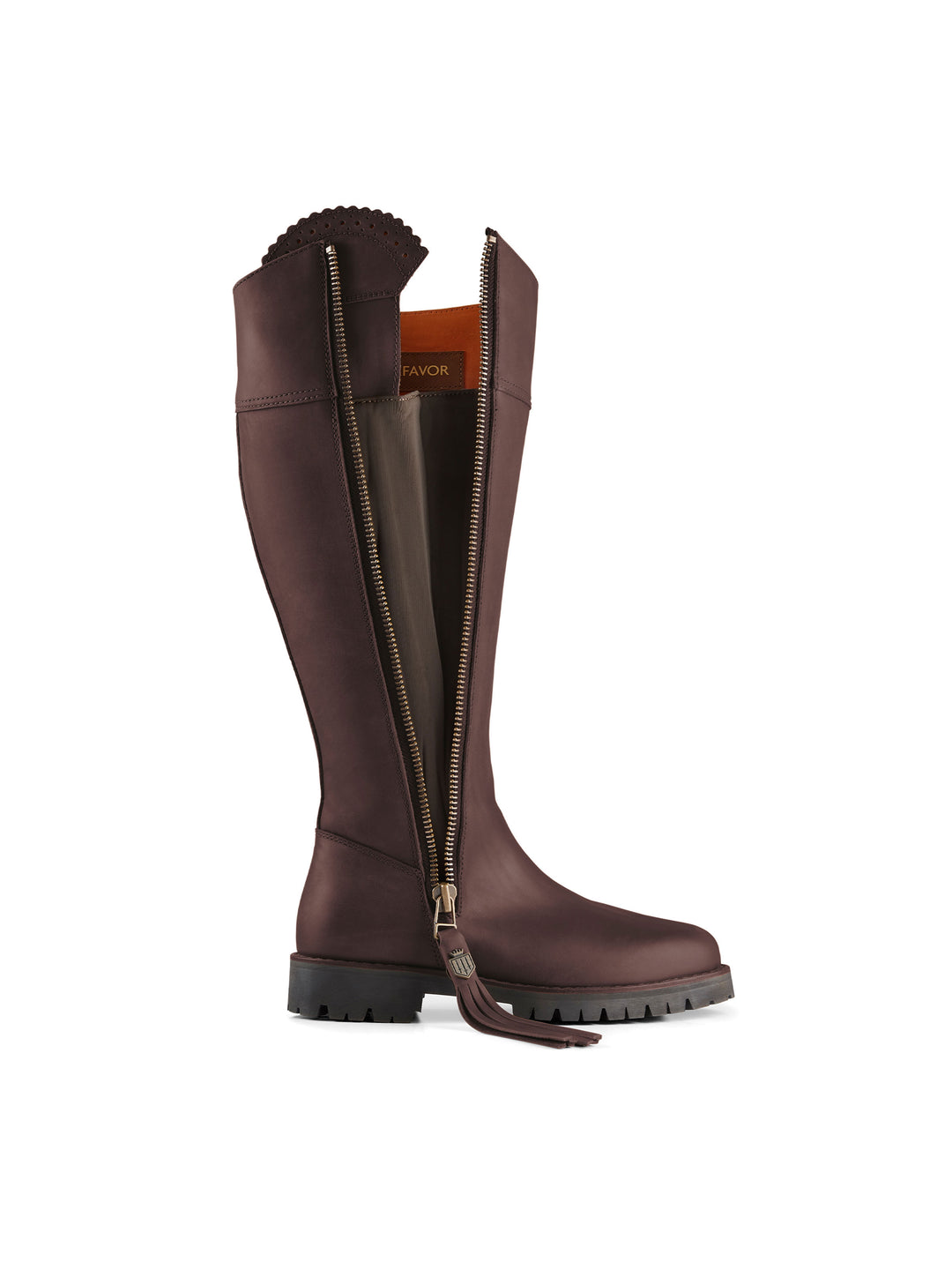 Explorer (Regular Fit) - Mahogany Leather - Tall Boots