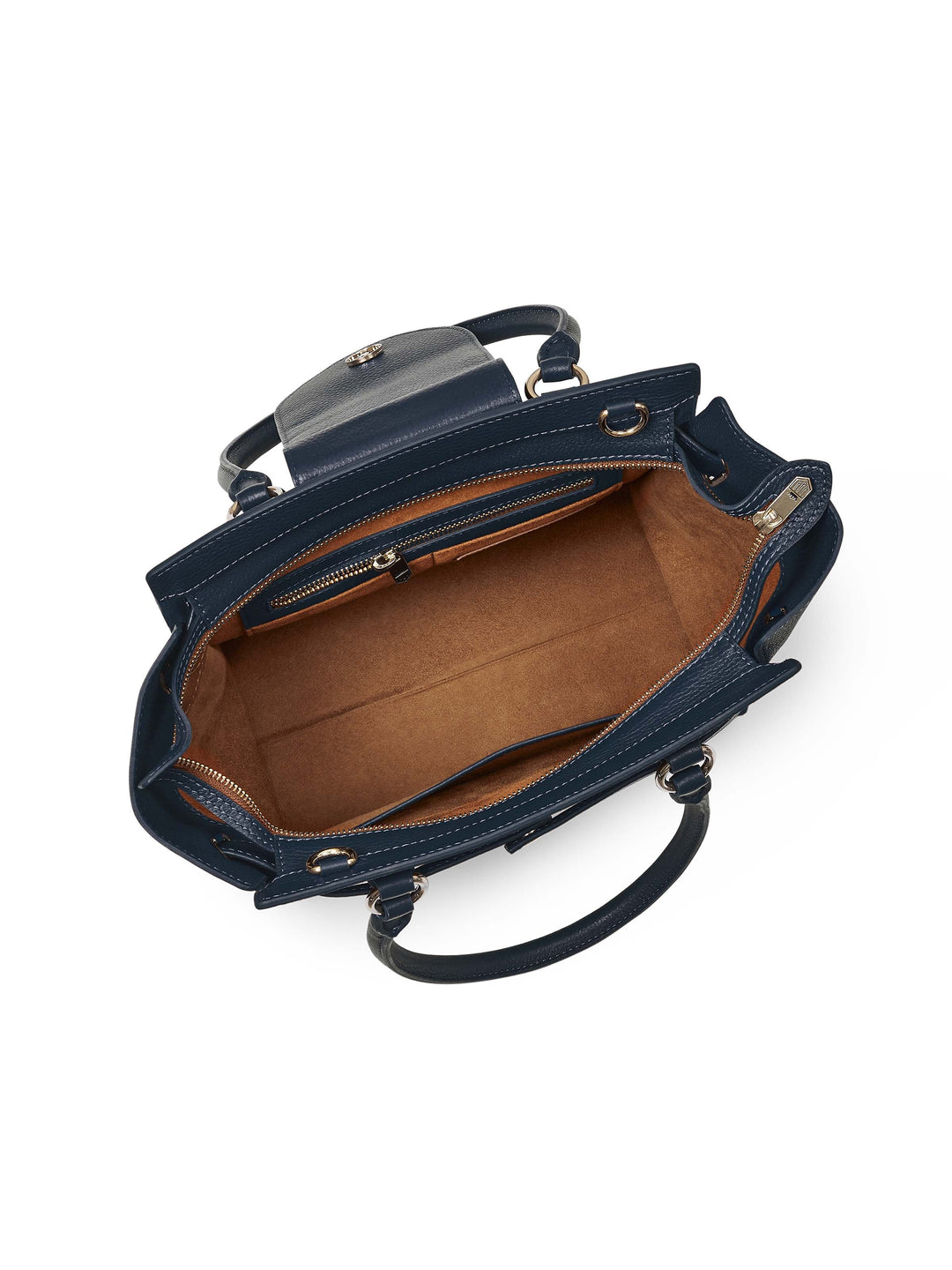 Windsor Tote - Tan & Navy - Bags