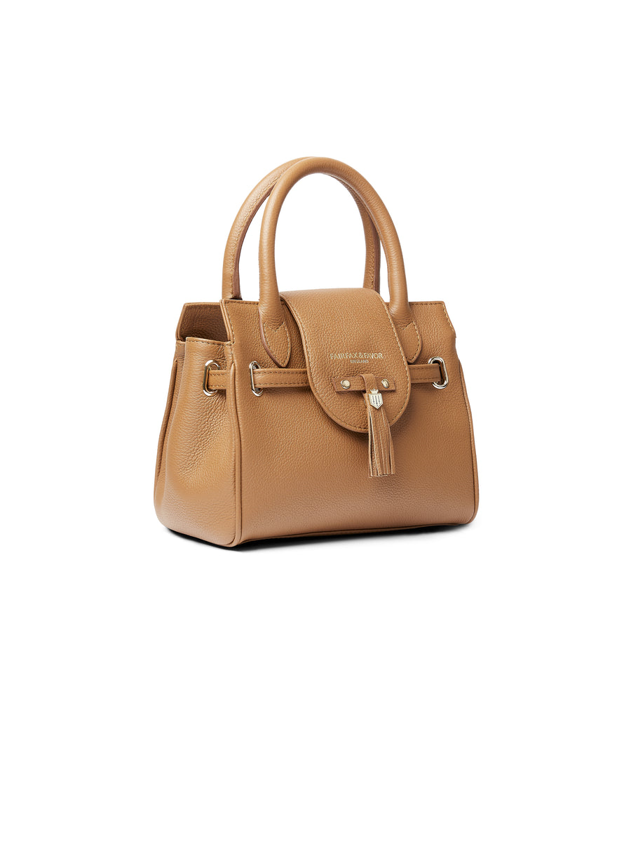 The Mini Windsor Handbag - Full Tan Leather