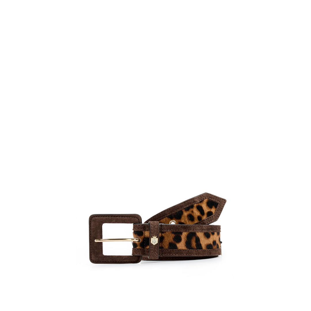 Marseille Belt - Leopard Haircalf - SLGs