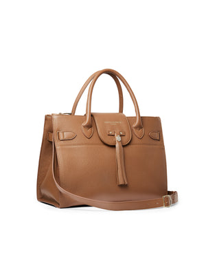 The Windsor Work Bag - Tan Leather