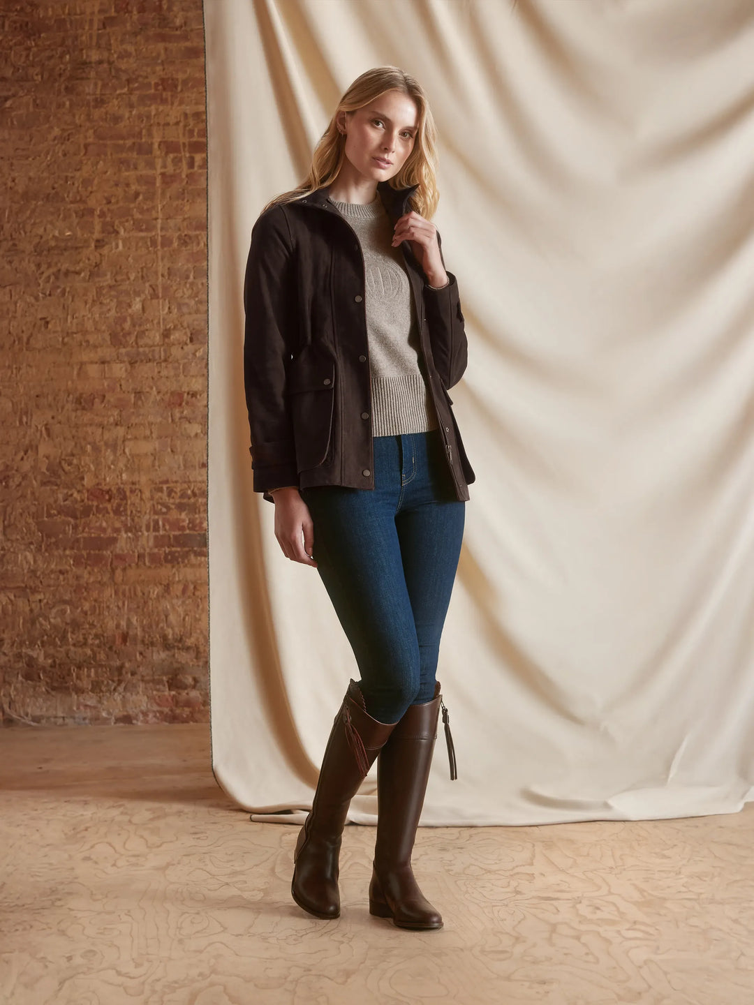 Regina (Regular Fit) - Mahogany Leather - Tall Boots