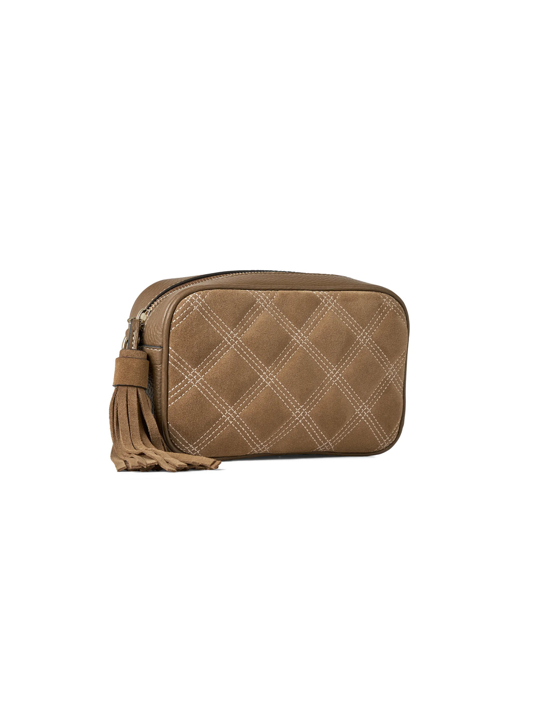 Farnham - Quilted Tan Suede - Bags