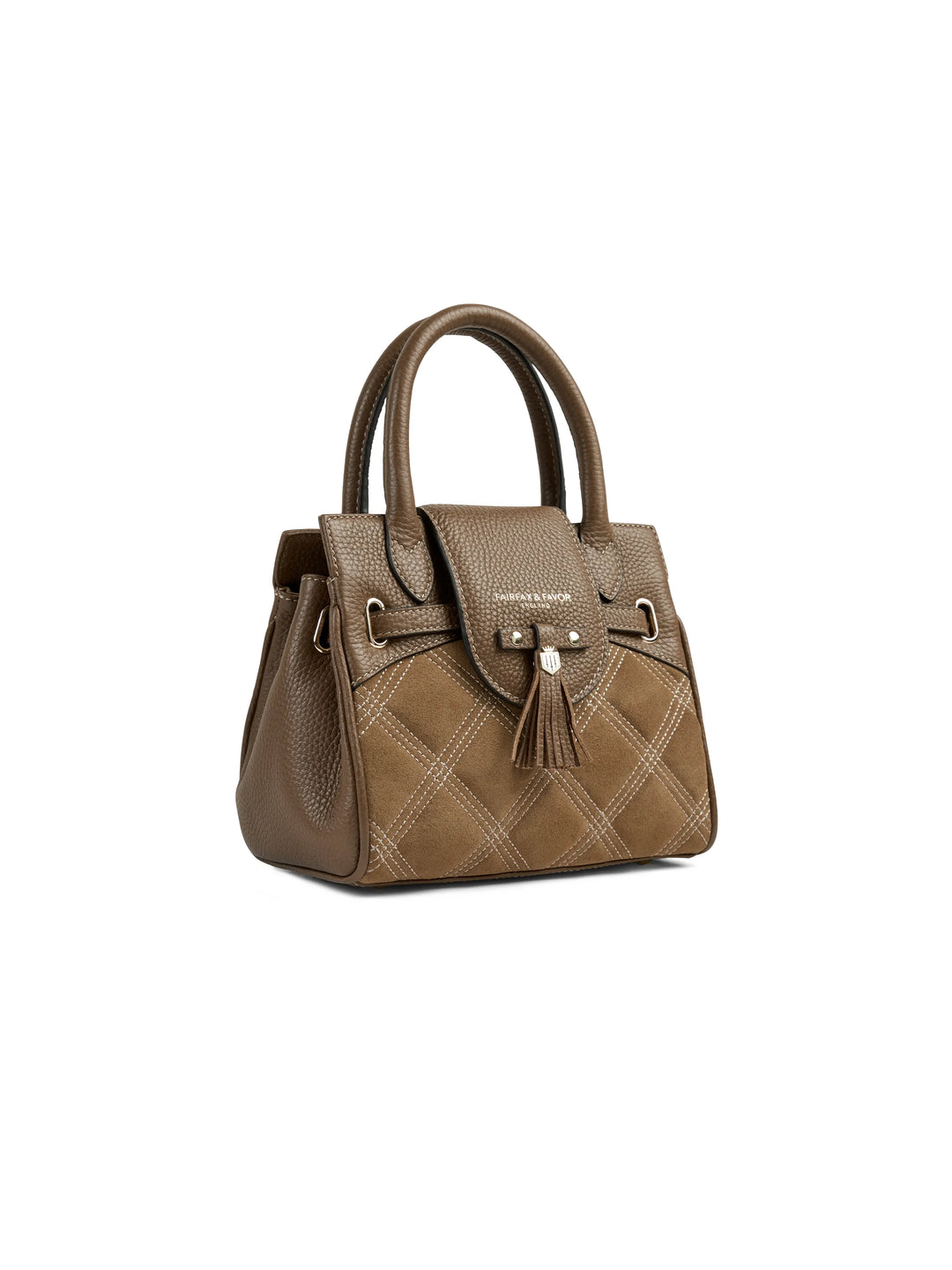 Mini Windsor - Quilted Tan Suede - Bags