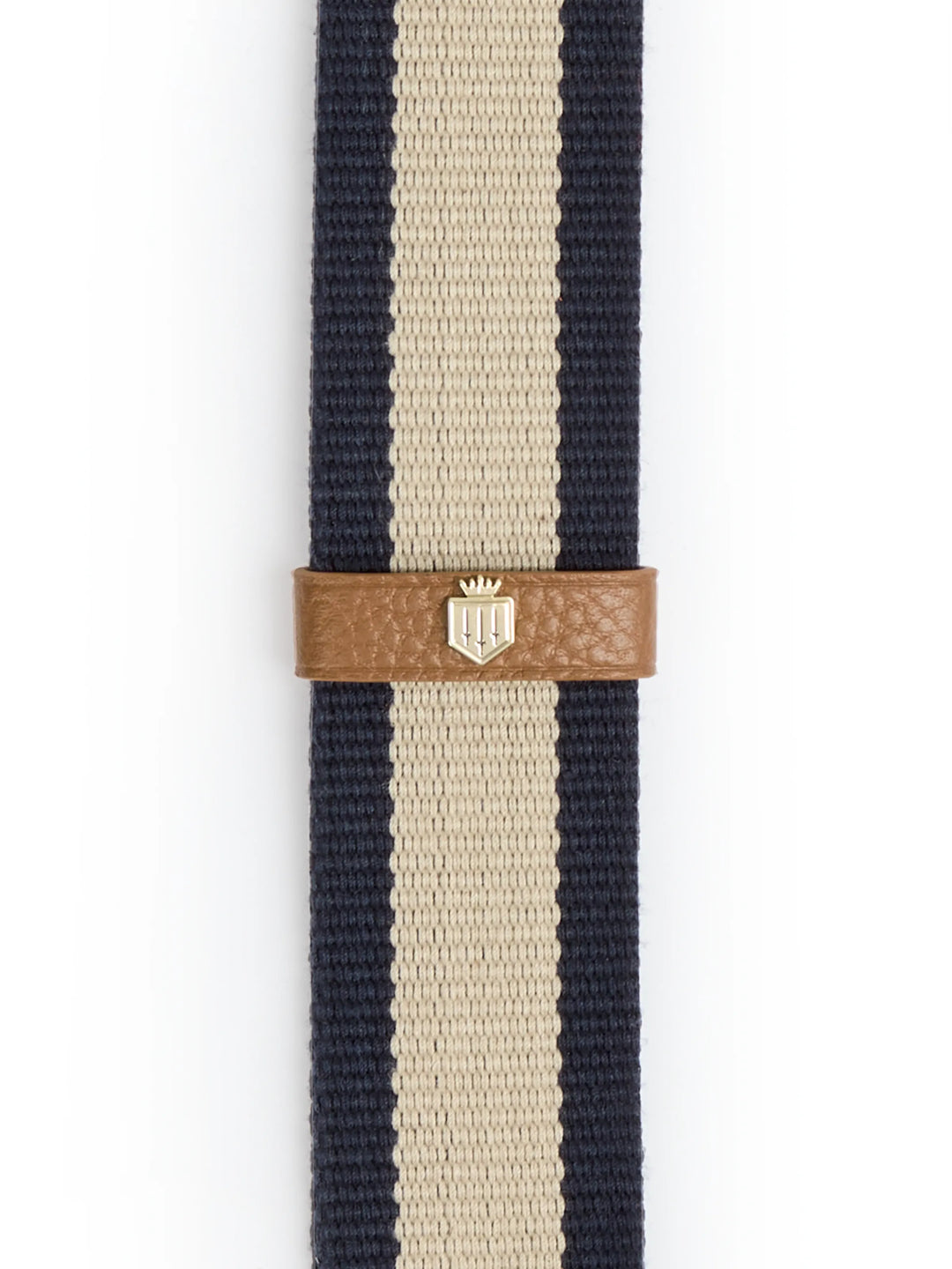 Signature Webbing Strap - Navy/Cream - Other
