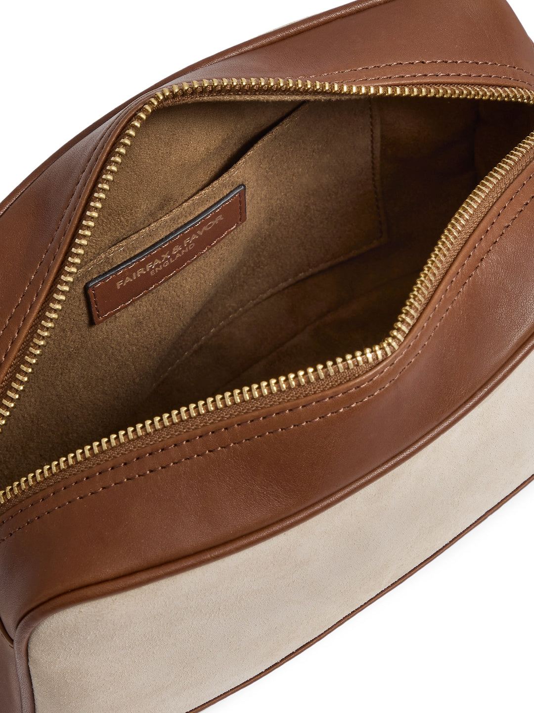 Finsbury Cross Body Bag - Tan & Stone Leather - Bags
